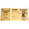 Image 2 : LOT OF 12 FAMOUS REWARD POSTER PRINTS