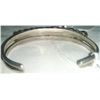 Image 5 : Navajo Cuff Sterling Silver Bracelet w/Turquoise