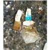 Image 2 : Smokey Quartz Geode w/Miniature Nativity Scene