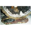 Image 3 : Smokey Quartz Geode w/Miniature Nativity Scene