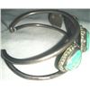 Image 4 : Two Navajo Sterling Silver and Turquoise Cuff Bracelets