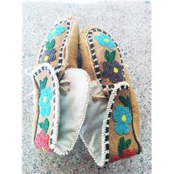 Cree Beaded Moccasins
