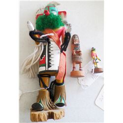 3 Hopi Kachinas