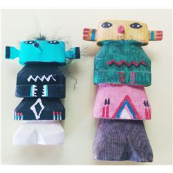 Two Old Hopi Kachina Dolls