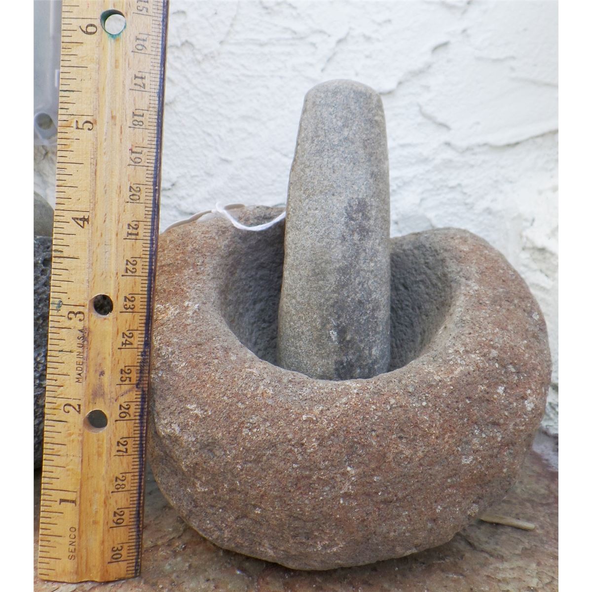 Prehistoric Native American Stone Mortar & Pestle