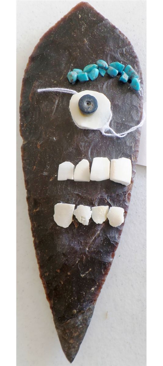 Authentic Aztec Flint Blade