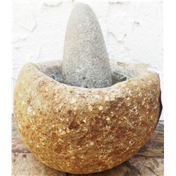 Stone Mortar & Pestle