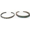 Image 1 : Old Turquoise and SS Cuff Bracelets