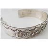 Image 3 : Two Navajo Sterling Silver Cuff Bracelets