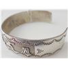 Image 4 : Two Navajo Sterling Silver Cuff Bracelets