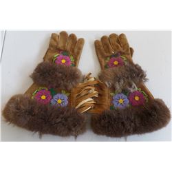 Cree Moose Hide Gloves