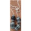 Image 1 : String of 4 Chevron Beads