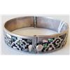 Image 1 : Signed Taxco Sterling Silver & Abalone Cuff