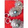 Image 2 : Sterling Silver and Turquoise Link Concho Belt