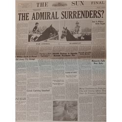 RARE Screen Used Prop Newspaper from "Seabiscuit"