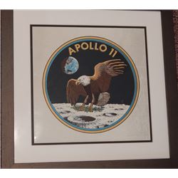 Apollo 11 18x18 Framed Beta Patch