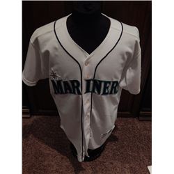 Ken Griffey Jr Game Used Signed Seattle Mariners Jersey #24