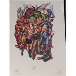 Stan Lee Signed Framed 13x19 Art Print
