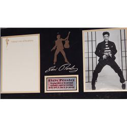 Framed Elvis Presley Stationary