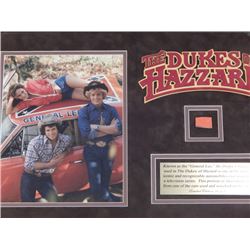 22x16 Framed "General Lee" Dodge Charger Sheet Metal Piece