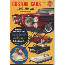 George Barris Signed 1962 Custom Cars Annual Book