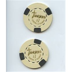 Robert DeNiro "Casino" Lot of 2 Screen Used Tangiers Poker Chips