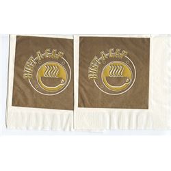 Lot of 2 Screen Used Prop Bust-A-Cap Napkins from "Jackie Brown"