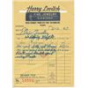 Image 1 : Harry Levitch Jeweler Invoice Dated 5-2-67 Elvis Presley Jewelry