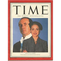 Screen Used Prop Time Magazine from "Evita"