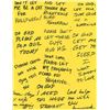 Image 1 : Jim Carrey "Bruce Almighty" Lot of 2 Screen Used Sheet Post-It Prayers