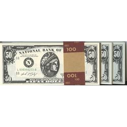 1 Bundle Of Screen Used Batman Forever Prop Bank Notes