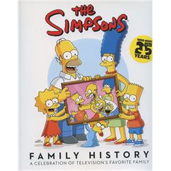Matt Groening Signed & Doodled Simpsons Anniversary Book W/ Proof Photos
