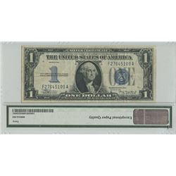 1934 Issued $1 Silver Certificate PMG 30 VERY FINE