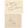 Image 1 : Lucille Ball and Desi Arnaz Signed Pages