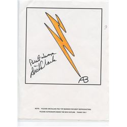 Dick Clark Signed Original Sketch