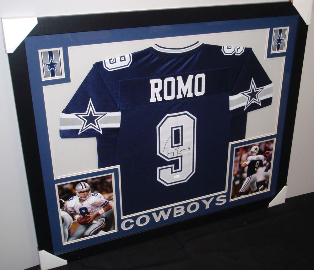 tony romo signed jersey