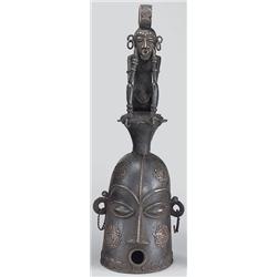 Kolomp Benin/Nigéria, joruba (?) 20. század, bronz