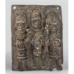 Plakett Benin, 20. sz. bronz
