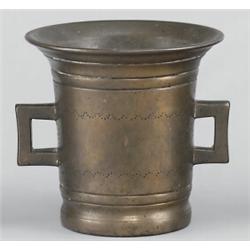 Mozsár Közép-Európa,1800 körül, bronz