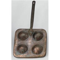 Tojássüto  Alföld, 1905, ónozott  vörösréz