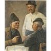 Pólya Tibor (Szolnok, 1886 - Szolnok, 1937) Kártyázók…