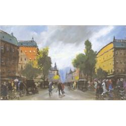 Berkes  Antal (Budapest, 1874 - Budapest, 1938) Pesti utca…