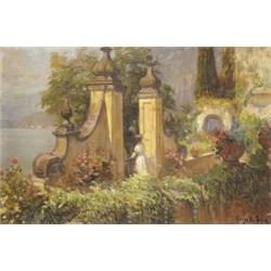 Gergely Imre (Pest, 1868 - Budapest, 1957 körül) A Como-i tó…