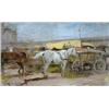 Pállya Celesztin (Genova, 1864 - Budapest, 1948) Lovaskocsi…