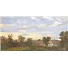 Image 1 : Szlányi Lajos (Pest, 1869 - Budapest, 1949) Alkonyi táj…