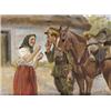 Image 1 : Kossok, Wojciech (Párizs, 1857 - ?) Ulánusnak tüzet adó meny…