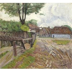 Tichomiroff, Alexandre (1889 - 1969) Falusi utca…