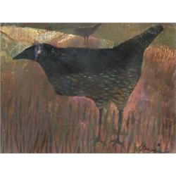 Berény Róbert (Budapest, 1887 - Budapest, 1953) Feketerigók…