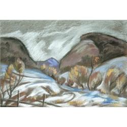 Maszelka János (Máramarossziget, 1929 - ) oszi táj…
