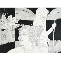Szász Endre (Csíkszereda, 1926 - ) A mulandóság allegóriája…